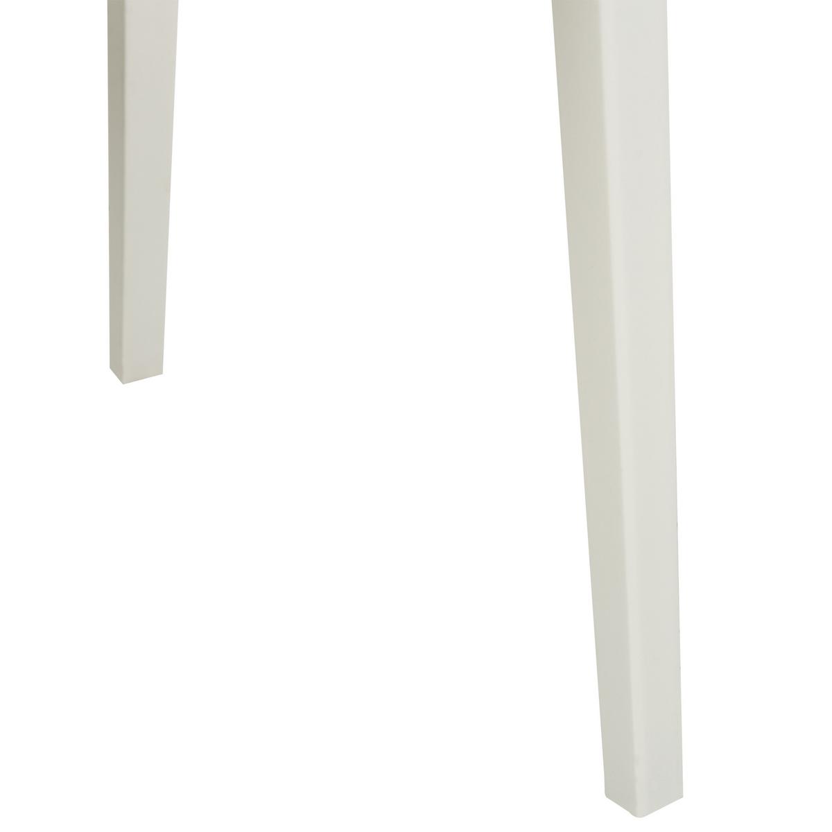 ESSZIMMERSTUHL 2er-Set Kunststoff Weiß Somers - Weiß, Kunststoff (48/77/51cm) - Beliani