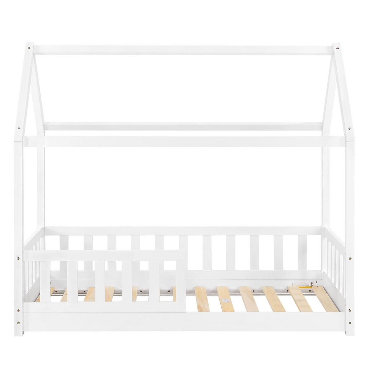 KINDERBETT Marli weiß 80x160 cm - Weiß, Holz (80/160cm) - Juskys