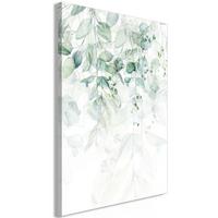 KUNSTDRUCK Grün 40/60 cm - Weiß/Grün, Textil (40/60cm) - KUNSTLOFT