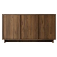 SIDEBOARD Yasumi K147 - Nussbaumfarben/Schwarz, Holzwerkstoff/Kunststoff (147/82/39cm) - MIRJAN24