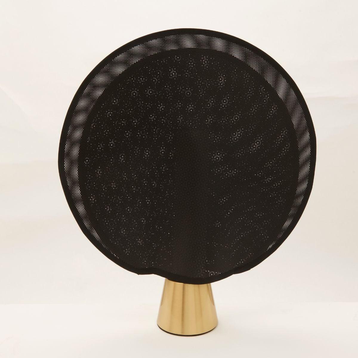LAMPE Masche D.36cm - Schwarz, Metall (36.5/8.6/40cm) - Signature