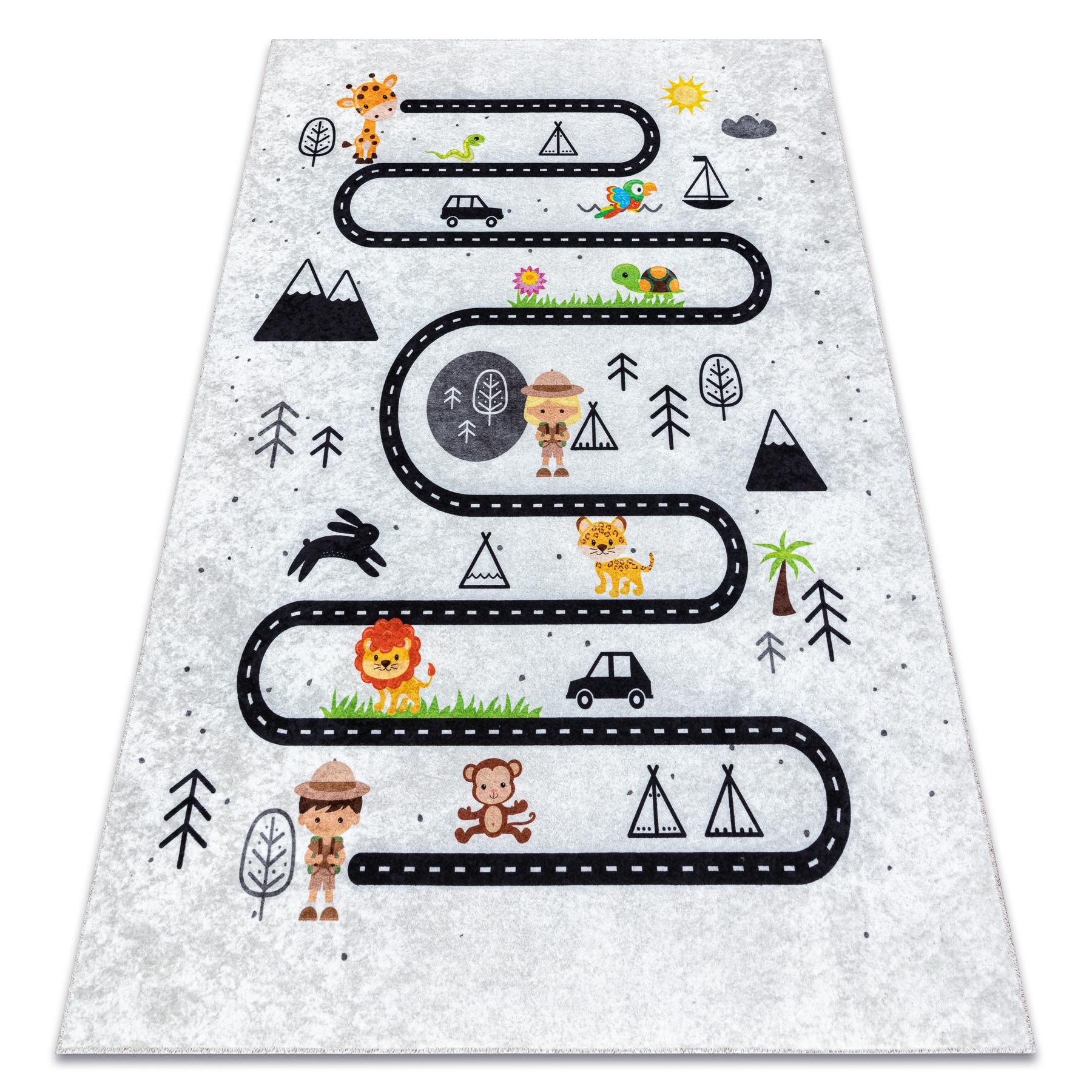 TEPPICH Junior 80/150 cm - Grau, Textil (80/150cm) - rugsX