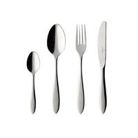 TAFELBESTECK Arthur silber 24-tlg. - Silberfarben, Metall - Villeroy & Boch