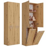 BADEZIMMERSCHRANK Artisan 60/174/30 - Eiche Artisan, Holzwerkstoff (60/174/30cm) - RAUMHIRSCH FURNITURE