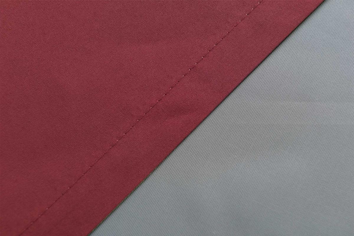 VORHANG 2ER SET POTSDAM HxB 175x140 cm Bordeaux - Bordeaux, Textil (140/175cm) - Gardinenbox