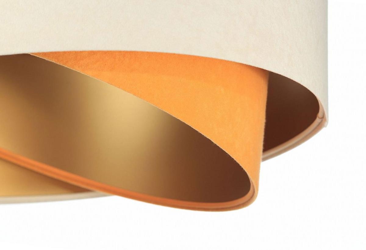 HÄNGELEUCHTE Gold 50/23 cm - Goldfarben, Kunststoff (50/1/23cm) - ONZENO