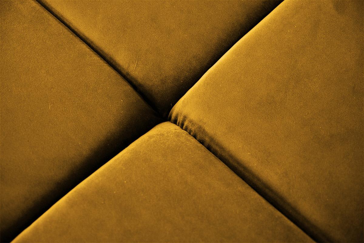 ECKSOFA MIT MOTORISCHEM SITZVORZUG NEVADA Gelb Velvet Relaxfunktion - Currygelb/Gelb, Textil (319/215cm) - KAWOLA