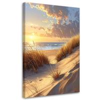 LEINWANDBILD Natur und Botanik 80x120cm - Beige, Textil (80/120cm) - Feeby