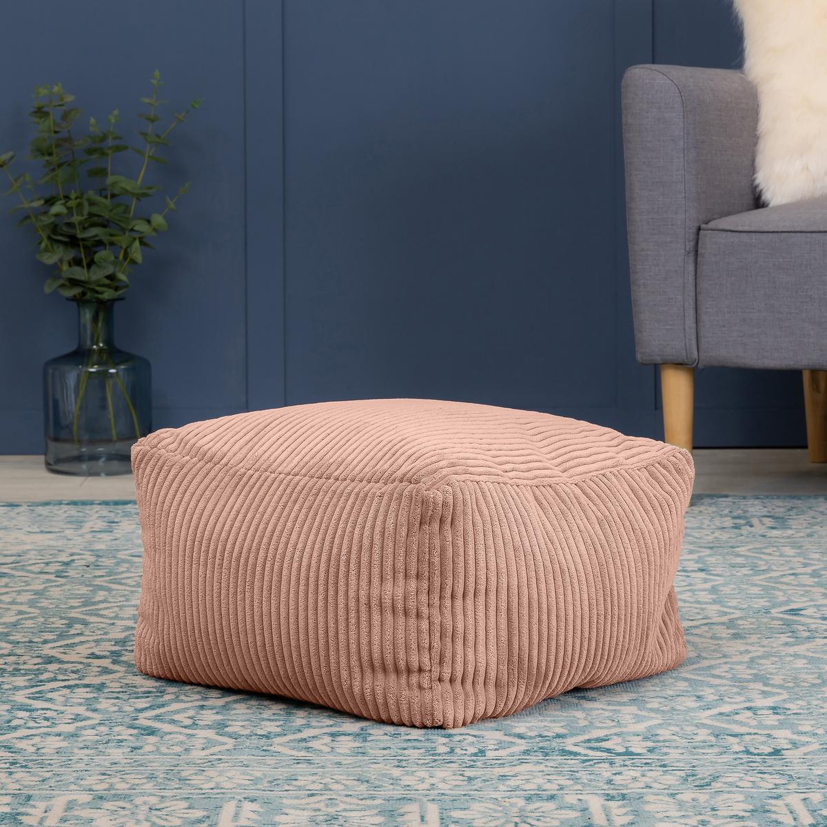 SITZPOUF Amara - Pink, Textil (40/24/40cm) - icon