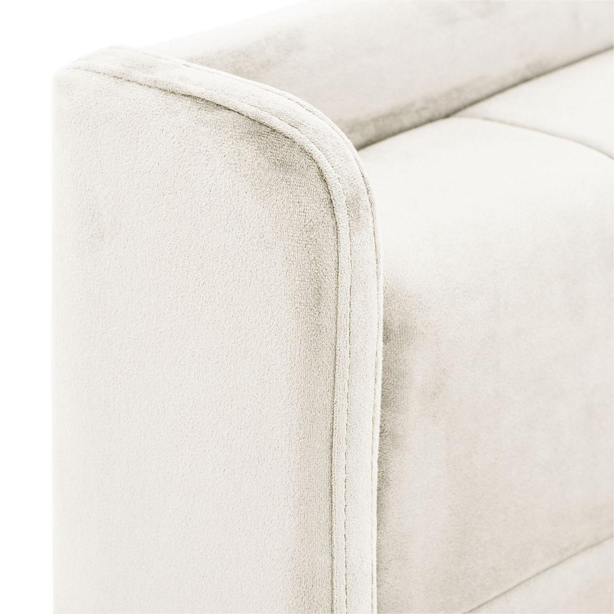 POLSTERBETT YARO 160x200 cm cremeweiß - Creme, Textil (160/200cm) - IDIMEX