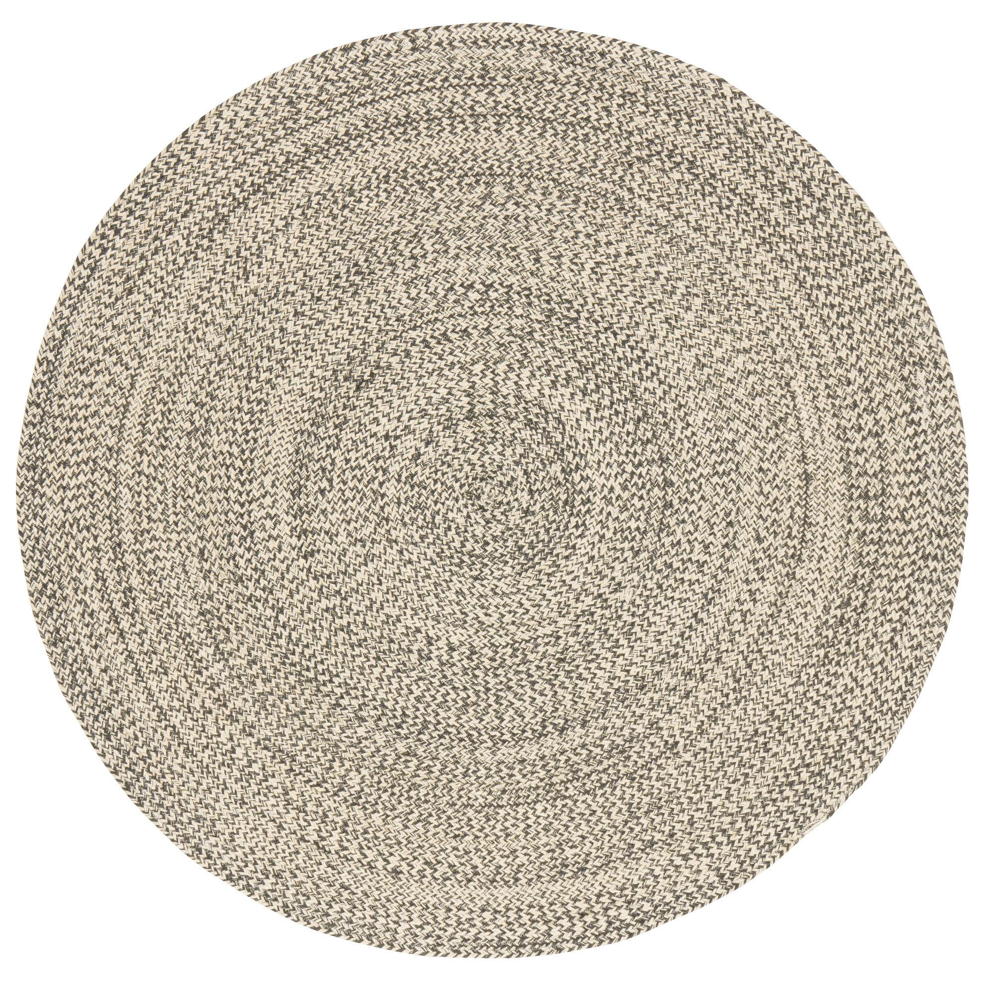 NATURFASER TEPPICH HANDGEFERTIGT JUTE KAYA RUND - Grau, Textil (80/80cm) - Pergamon