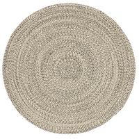 NATURFASER TEPPICH HANDGEFERTIGT JUTE KAYA RUND - Grau, Textil (120/120cm) - Pergamon