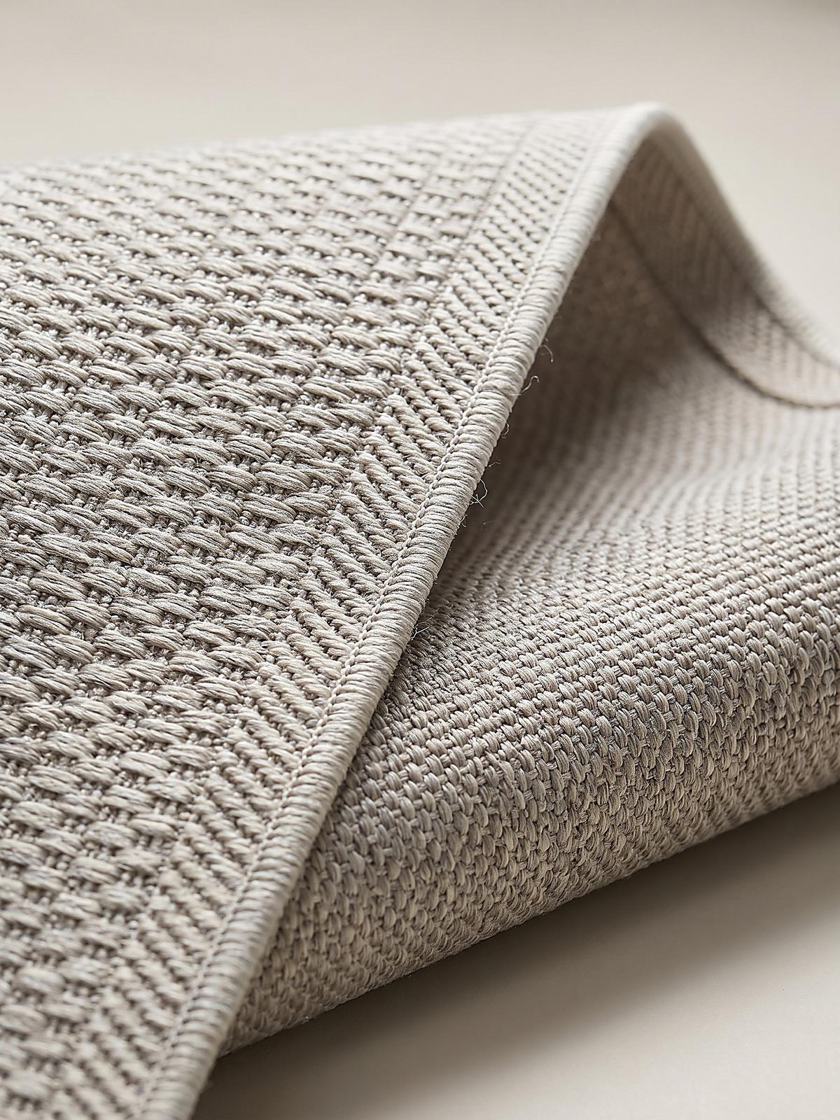 FLACHWEBTEPPICH NURE Polypropylen - Creme, Textil (160/220cm) - KADIMA DESIGN