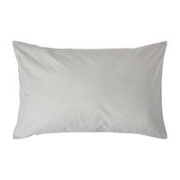 KISSENBEZUG Perkal, Ägyptische Baumwolle, Fadendichte 200 - Grau, Textil (48/74cm) - Homescapes