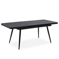 GARTENTISCH SUNNY schwarz - Schwarz, Metall (90/150/78cm) - IDIMEX