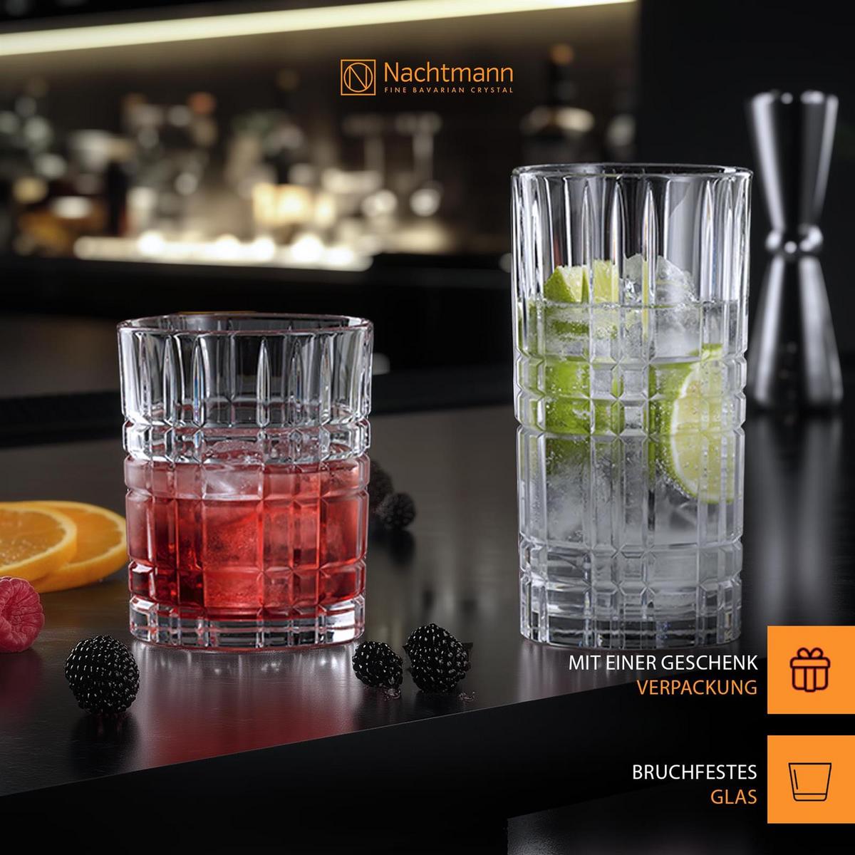 BARGLÄSER Highland transparent 12-tlg. - Transparent, Glas - Nachtmann