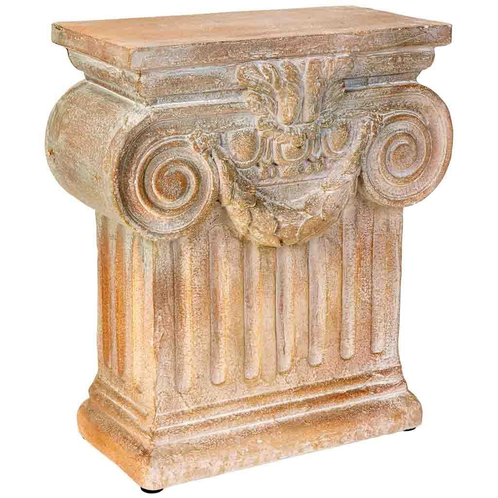 SÄULE aus magnesium 42x20x47cm - Braun, Stein (41.5/47/20cm) - Wanderlust