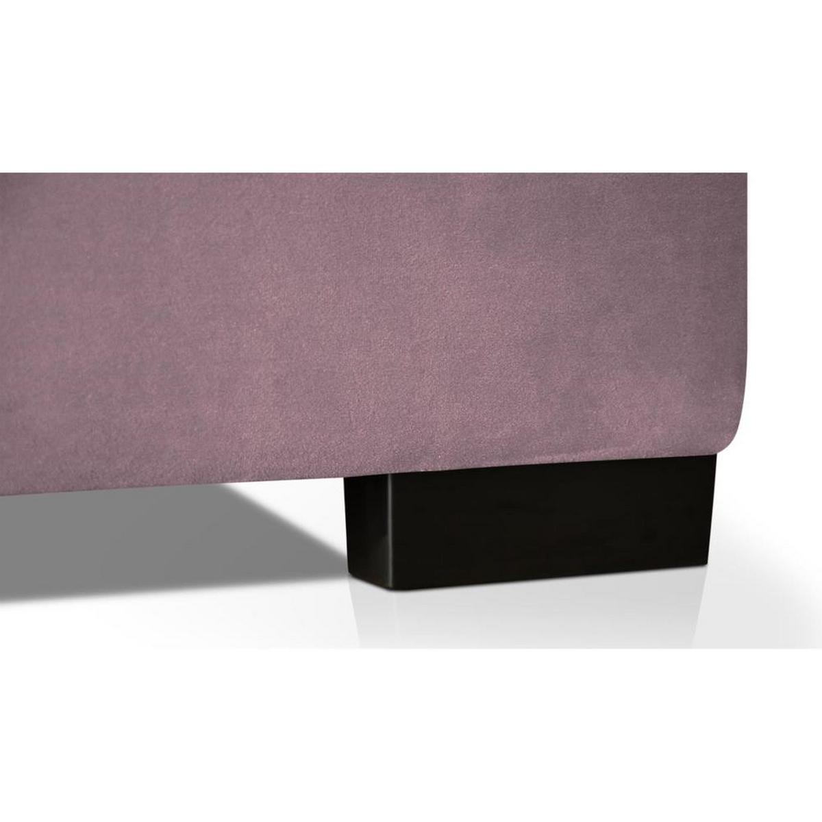 POLSTERBETT Eric 94/207/105 rosa - Rosa, Holzwerkstoff/Textil (90/200cm) - Beautysofa