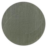 OUTDOORTEPPICH Ethno Grün Ø 120 cm - Grün, Kunststoff (120/120cm) - TT Home