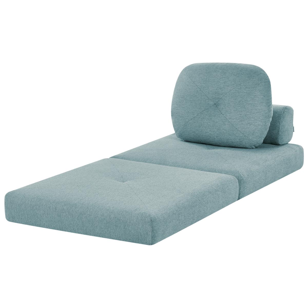 SCHLAFSOFA 81/182 cm Mintgrün Olden - Mintgrün, Textil (81/54/91cm) - Beliani