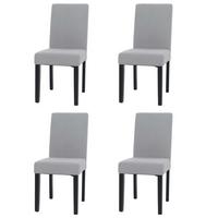 ESSZIMMERSTUHL Hellgrau 4er-Set - Hellgrau, Textil (42/90/50cm) - MCW