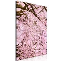 KUNSTDRUCK Rosa 60/90 cm - Pink/Braun, Textil (60/90cm) - KUNSTLOFT