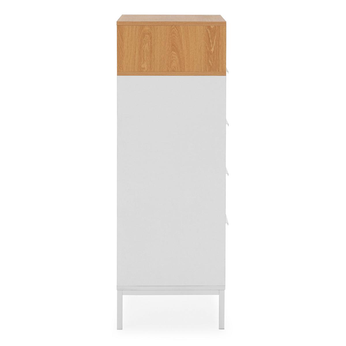 KOMMODE 50/115/40 Nieve Weiß - Weiß, Holzwerkstoff (50/115/40cm) - VS Venta-stock