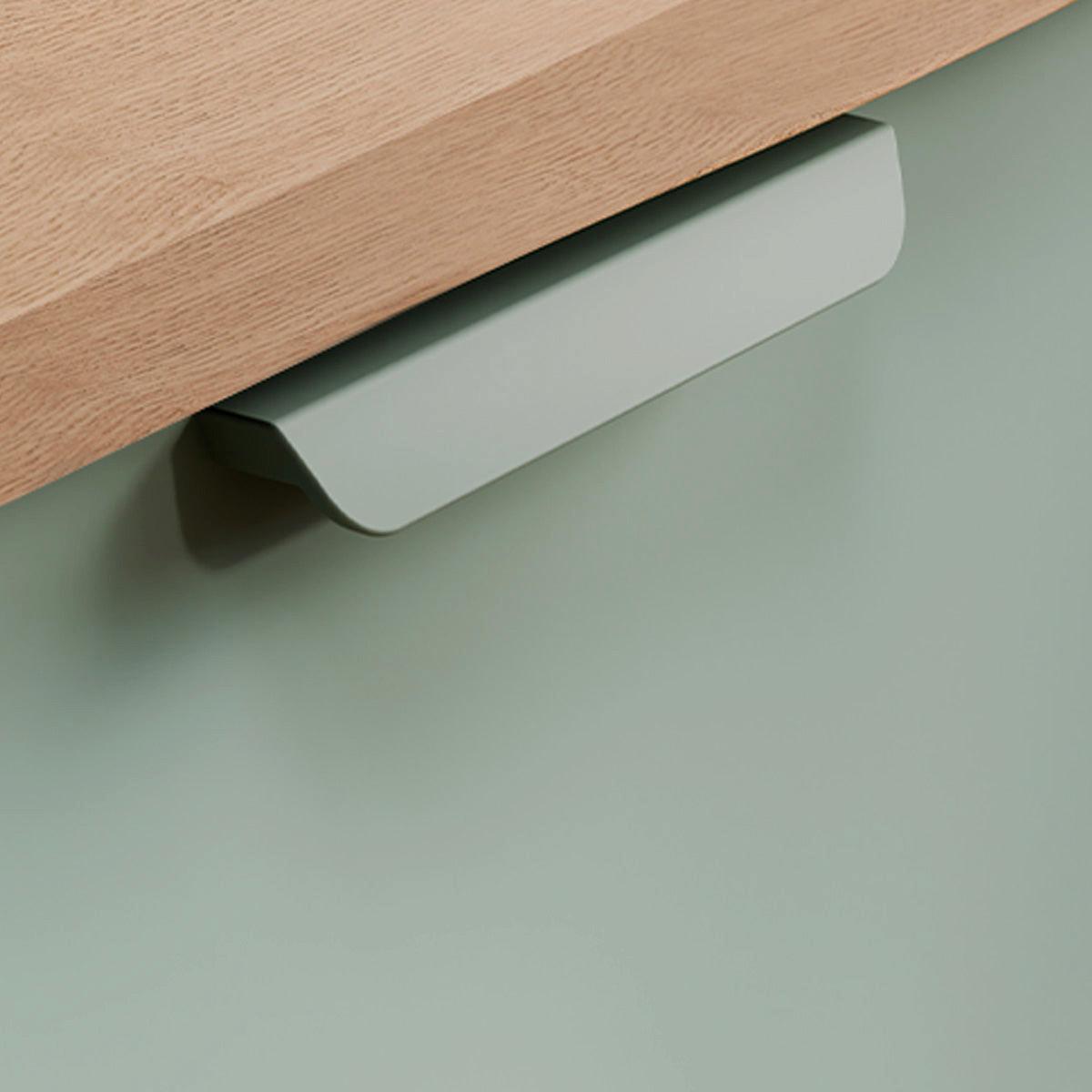 WASCHTISCHUNTERSCHRANK 80.6cm Oria Grün - Grün, Holzwerkstoff (80.6/50/46.5cm) - Petits-meubles