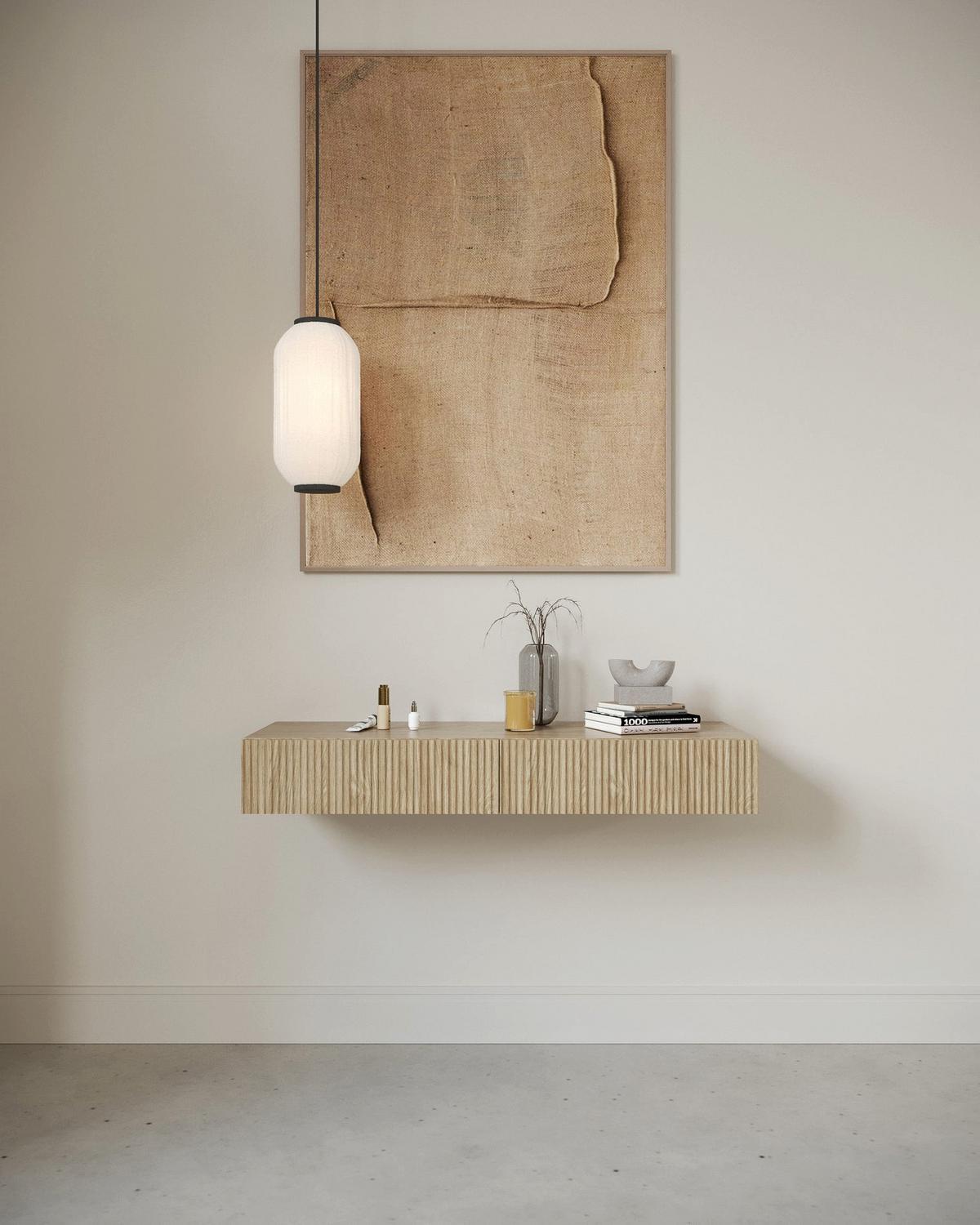 SCHMINKTISCH Nolie Eichenholzoptik 110 cm - Eichefarben, Holzwerkstoff (110/17/40cm) - Selsey