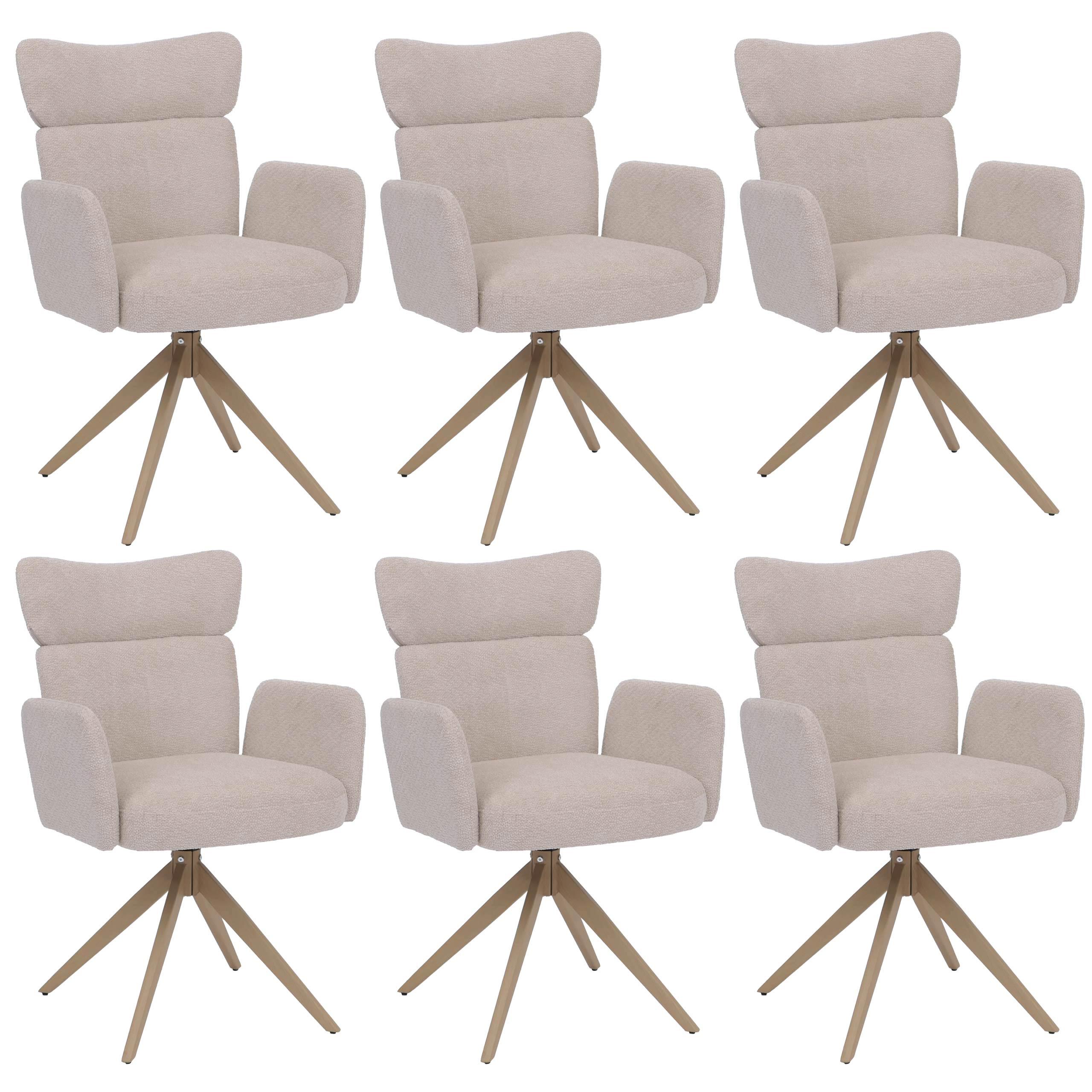ESSZIMMERSTUHL Beige - Beige, Textil (63/92/58cm) - MCW