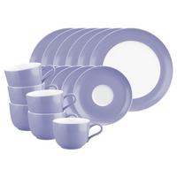 KAFFEESERVICE Liberty Pure Colors Grape Purple 18-tlg. - Lila, Keramik (2/2/2cm) - Seltmann Weiden