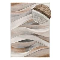 KURZFLORTEPPICH Beige / Braun Badet 80/150 cm - Beige/Braun, Textil (80/150cm) - Atticgo