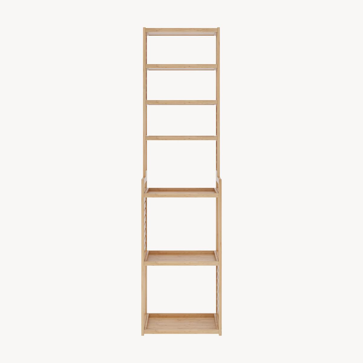 BADEZIMMERREGAL Forssa - Naturfarben, Holz (42/165/28cm) - [en.casa]
