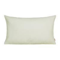 KISSENHÜLLE FarbTon Chenille-Haptik sahne-weiß 50/30 cm - Ecru, Textil (30/50cm) - beties Heimtextil