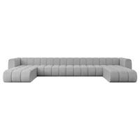 WOHNLANDSCHAFT modulares Sofa Joren-U3 - 501x177x70 cm Hellgrau - Hellgrau, Holzwerkstoff/Textil (501/70/177cm) - ALTDECOR