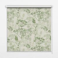 INNENROLLO - Fensterrollo - Rollo - 120x140 cm - Grüne Pflanzen - Grün, Kunststoff (120/140/0.5cm) - TULUP