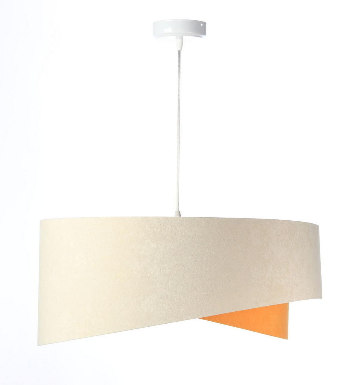HÄNGELEUCHTE Weiß 50/23 cm - Weiß, Kunststoff (50/1/23cm) - ONZENO