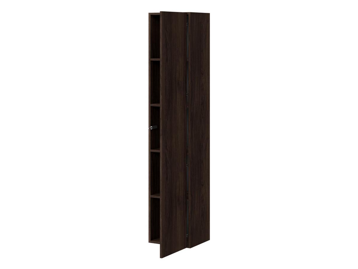 HOCHSCHRANK Govi Bis - Nussbaumfarben, Holzwerkstoff (35/168/32cm) - MIRJAN24