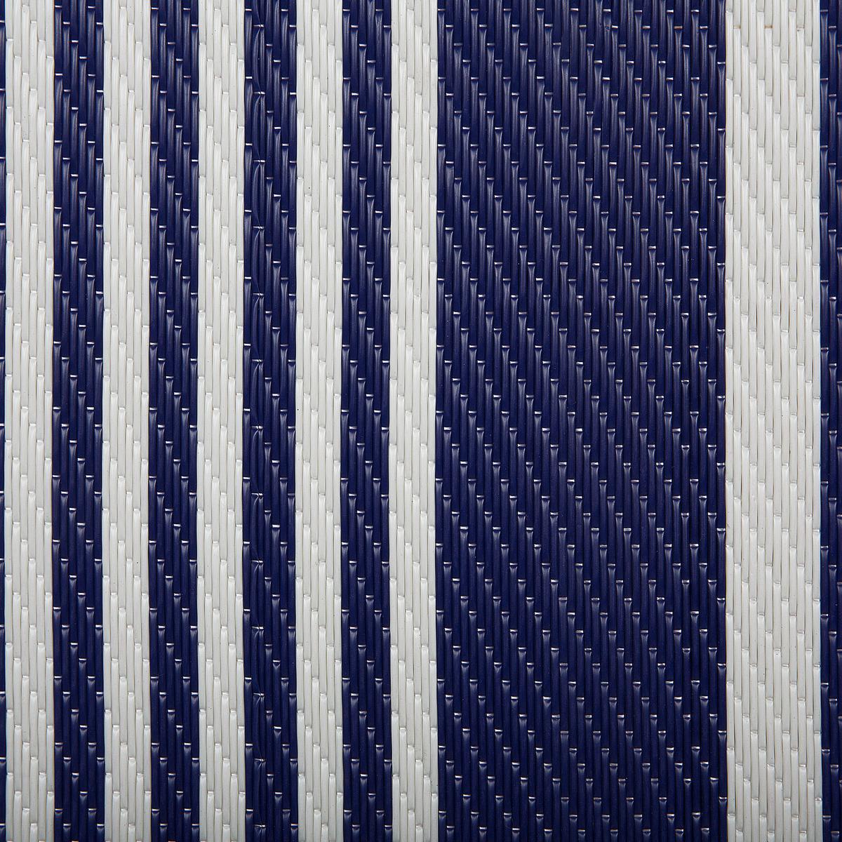 OUTDOOR-TEPPICH Haldia 180/90 cm - Blau, Kunststoff (90/180cm) - Beliani
