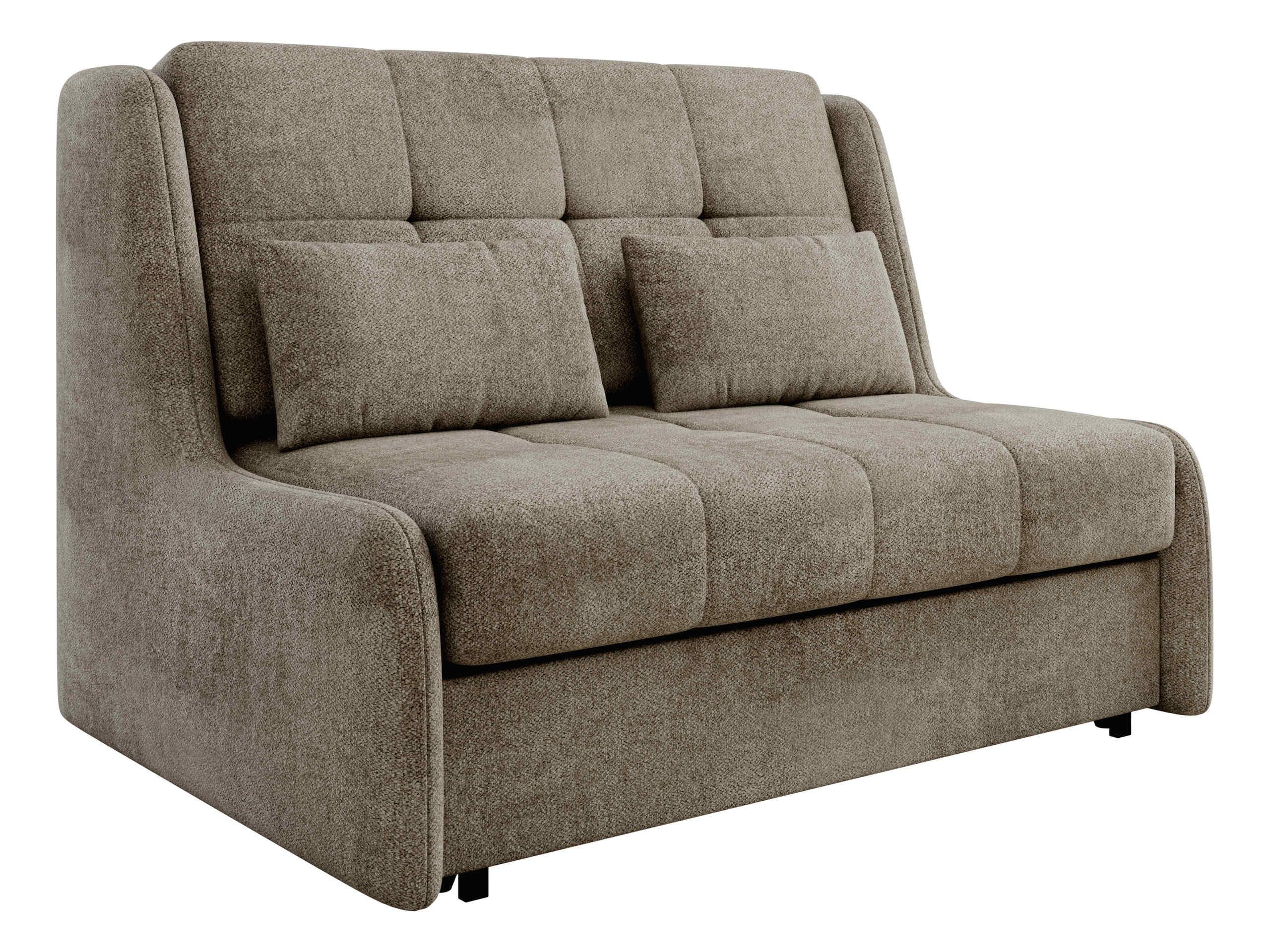 SCHLAFSOFA Viva Elite II - Schwarz/Braun, Holz/Metall (126/85/98cm) - MIRJAN24