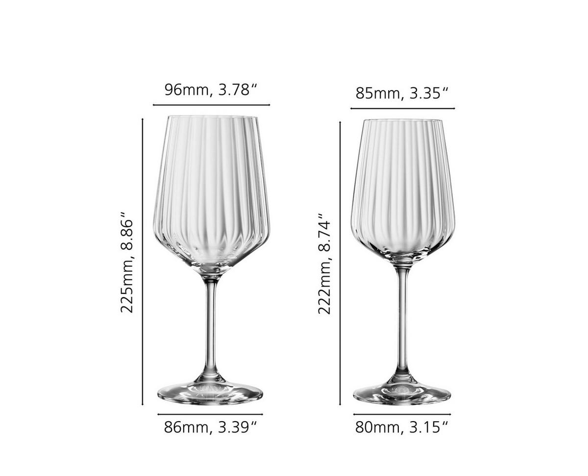ROT- UND WEISSWEINGLÄSER Lifestyle transparent 12-tlg. - Transparent, Glas - Spiegelau