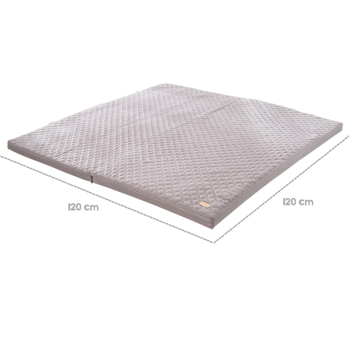 KRABBELMATRATZE Air Balance EASY 60 x 120 cm - Anthrazit, Textil (120/120cm) - Roba