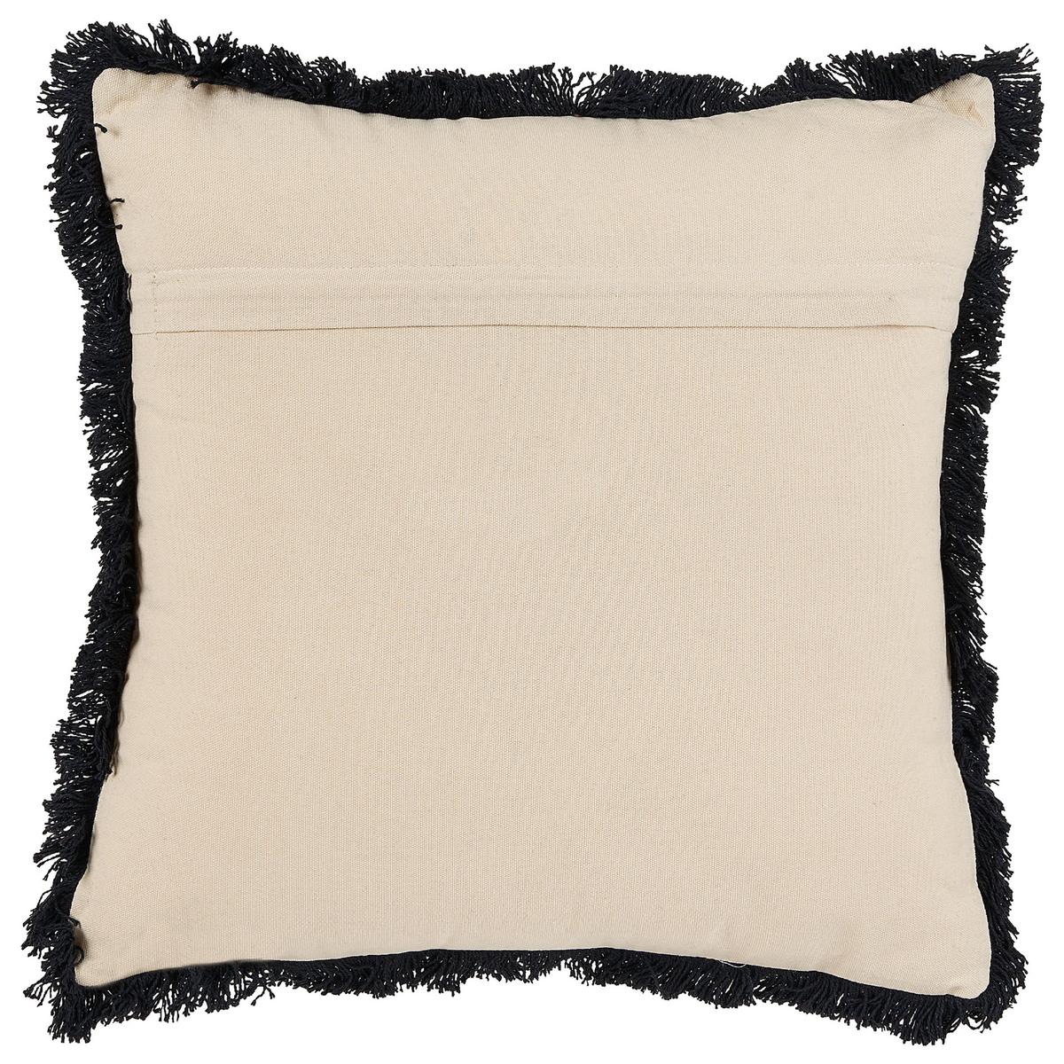 DEKOKISSEN 2er-Set Beige 45/45 cm Bannu - Beige, Naturmaterialien/Textil (45/45cm) - Beliani