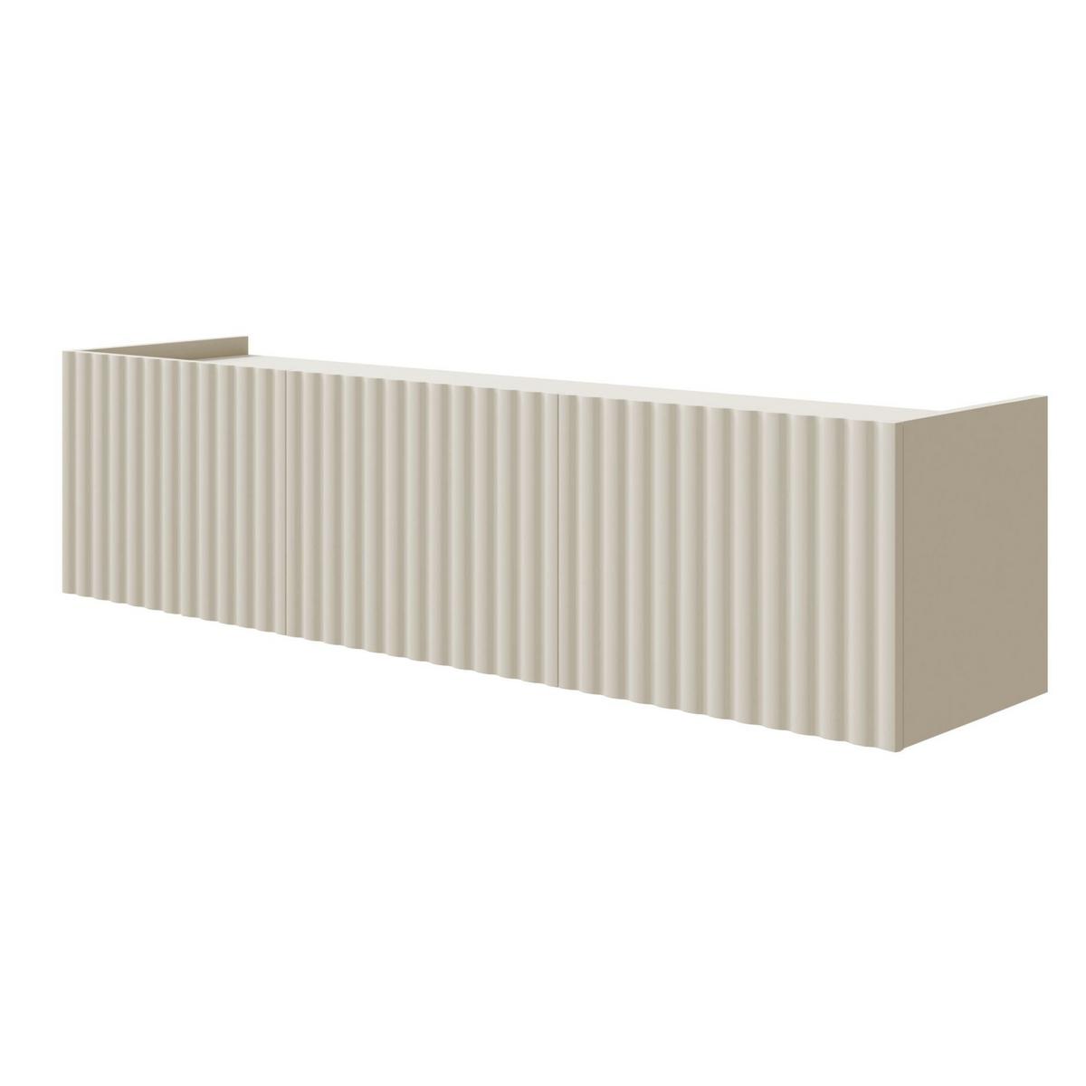 TV-HÄNGEBOARD Fiorra Greige 144 cm - Kaschmir, Holzwerkstoff (144/49/38.3cm) - Selsey