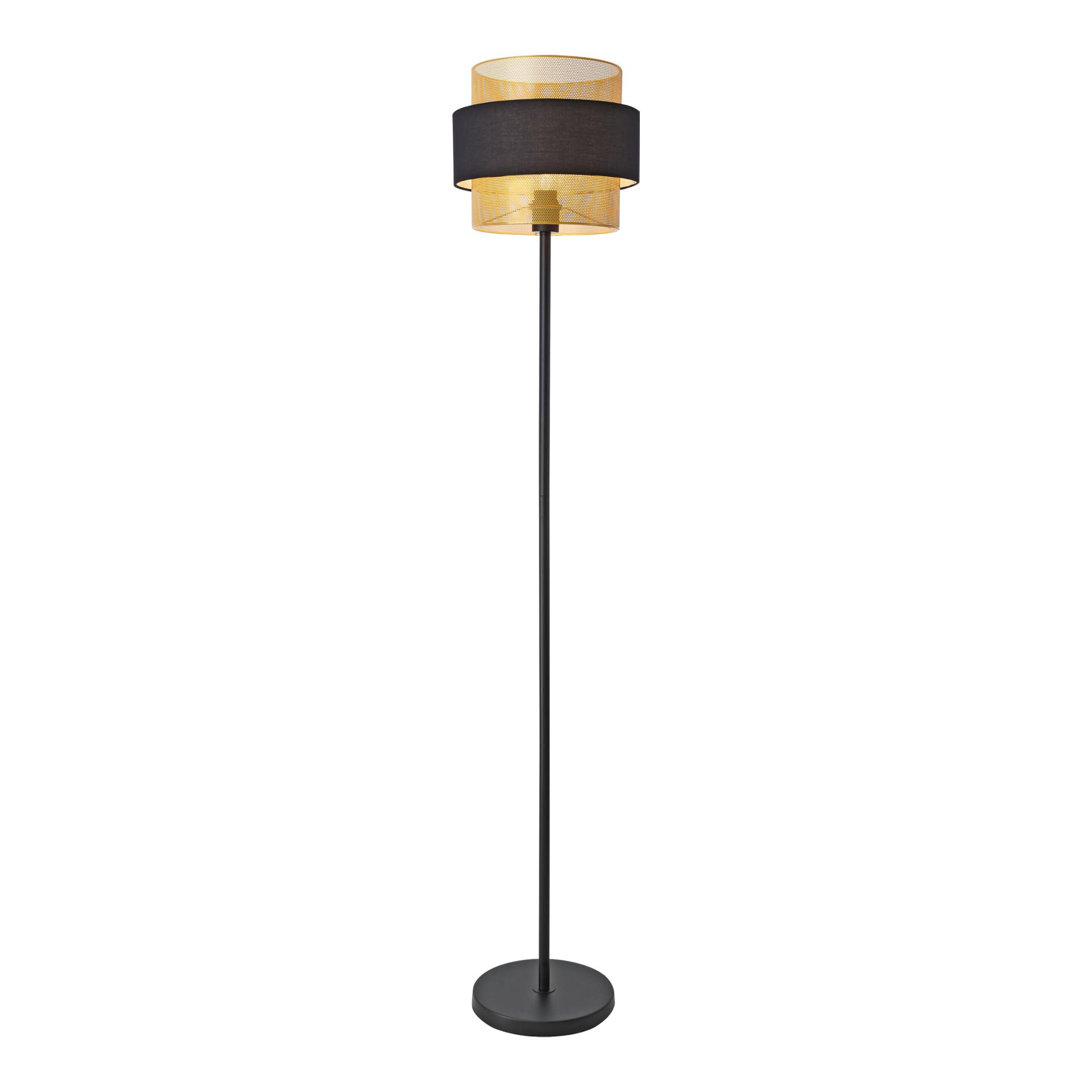 STEHLEUCHTE Albans - Schwarz, Metall (30/30/160cm) - lux.pro