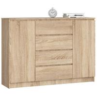 KOMMODE Eiche Sonoma 99/138/40 - Sonoma Eiche, Holzwerkstoff (138/99/40cm) - RAUMHIRSCH FURNITURE