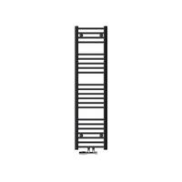 BADHEIZKÖRPER Sahara 300x1400 mm Anthrazit gerade mit Ventil Eckform - Anthrazit, Metall (30/140/3cm) - LuxeBath