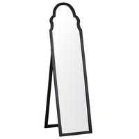 STEHSPIEGEL schwarz 40/150 cm Chatillon - Schwarz, Holzwerkstoff (40/150/60cm) - Beliani