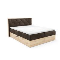 BOXBETT Helios - Braun, Holzwerkstoff/Textil (120/200cm) - Fun Möbel