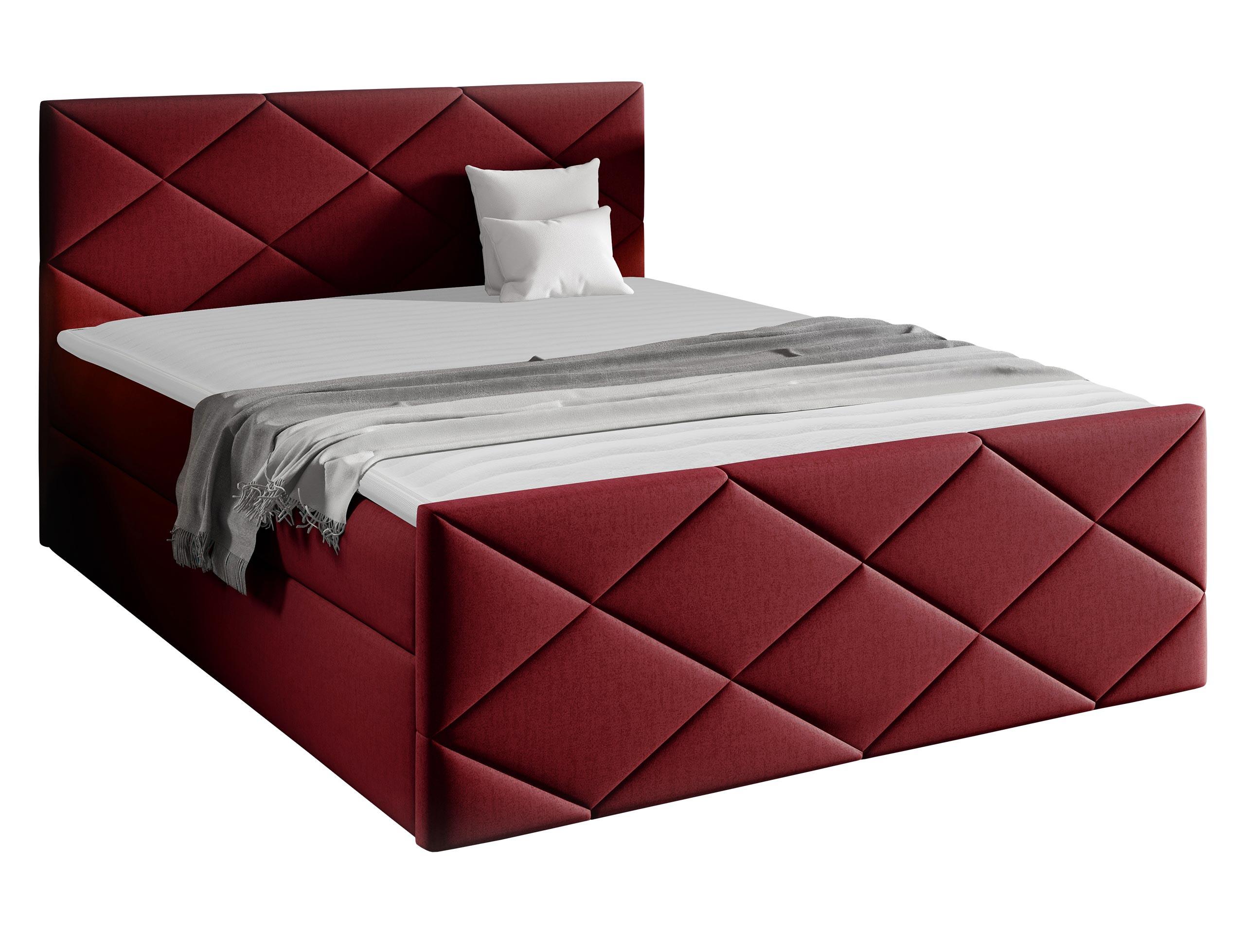 BOXBETT Herkules - H3 - Bordeaux, Holz (160/200cm) - MIRJAN24